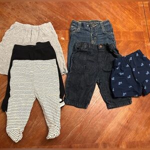 Bundle of 6 Baby Boy Bottoms